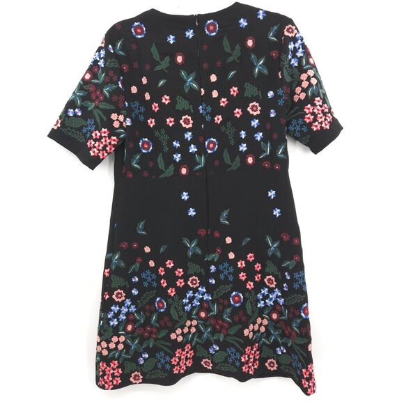 Zara mini dress floral embroidery Size L - Picture 9 of 11